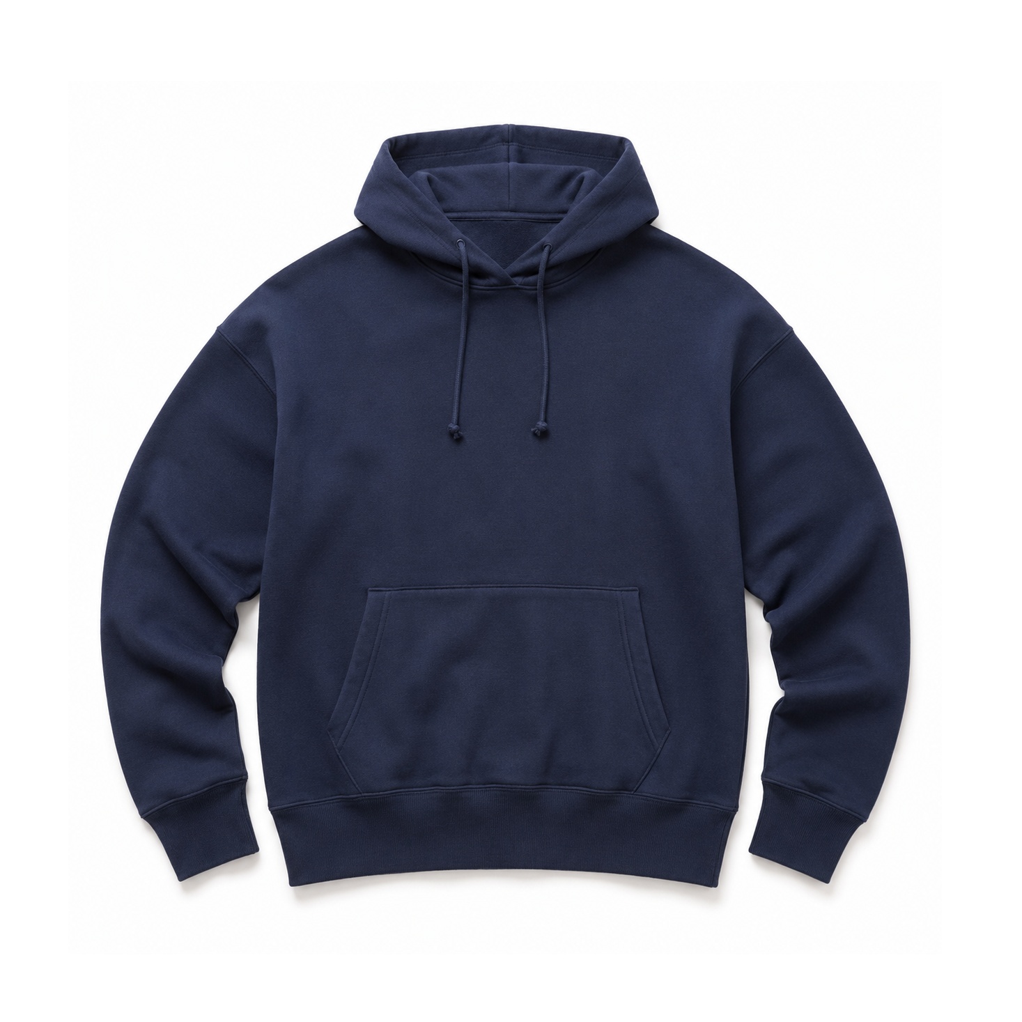 Premium Heavyweight Pullover Hoodie – Navy Blue